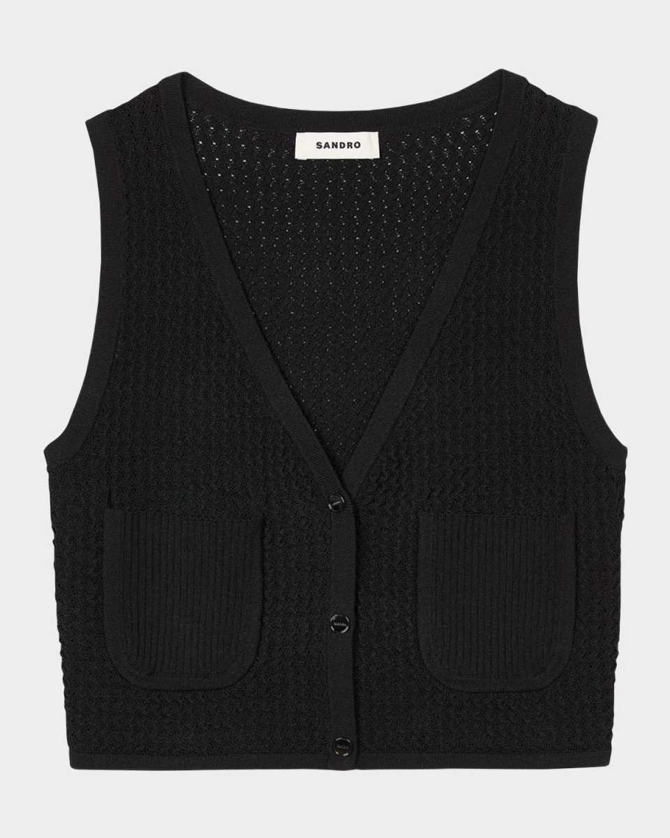 Laurent Sleeveless Cardigan